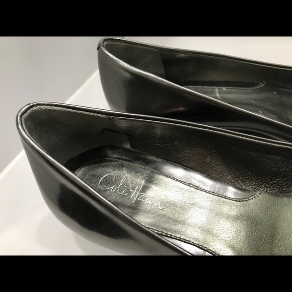 COLE HAAN ELLY OT BALLET wedge dark silver - Picture 3 of 7